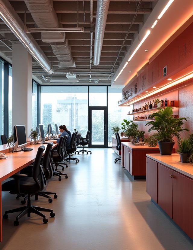 Perencanaan Ruang Komersial Kantor Modern